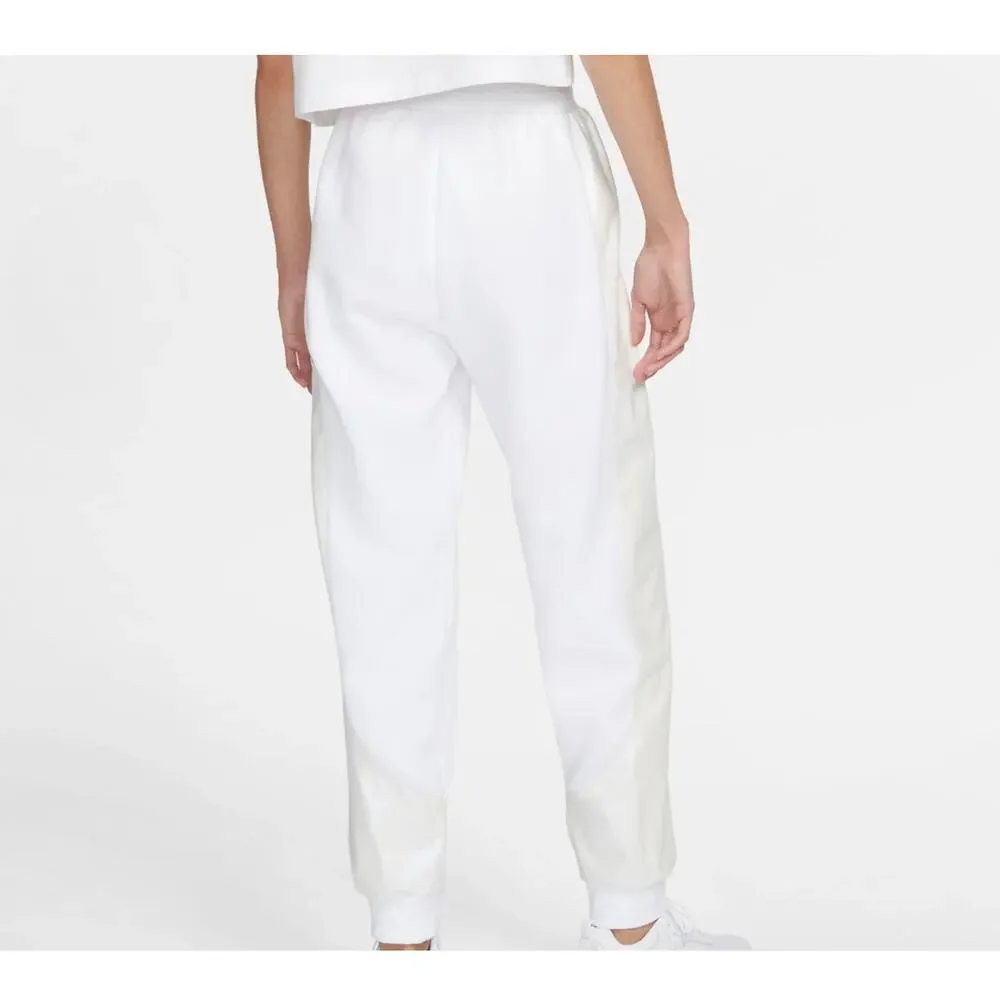 Nike Women's White Iridescent Opal Fleece Oversized Joggers Plus Size XXL